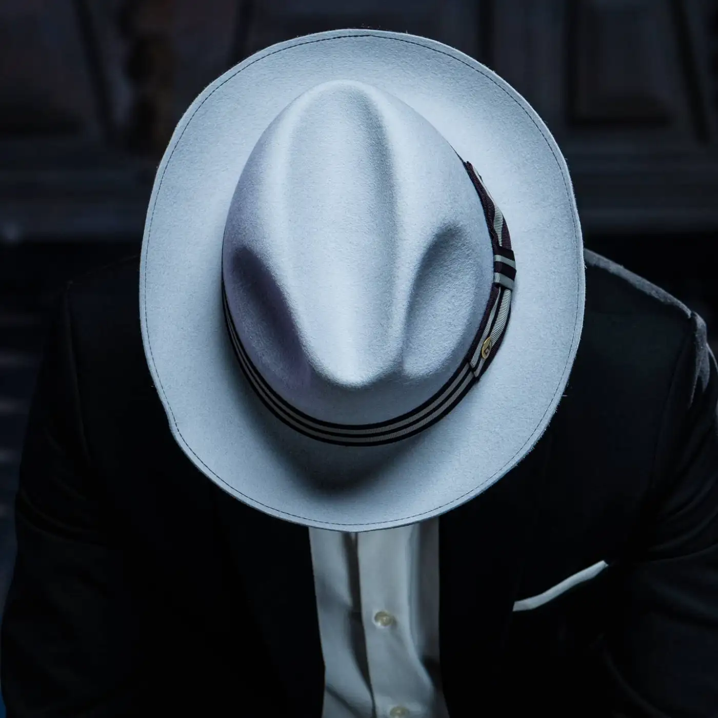 Cappello Trilby Jazz a Tesa Media in Feltro di Lana Merinos