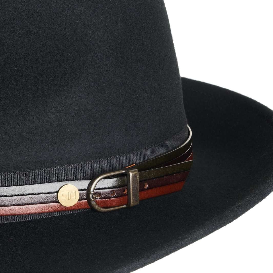 Cappello Fedora Classico in Feltro di Lana Merinos Antipioggia