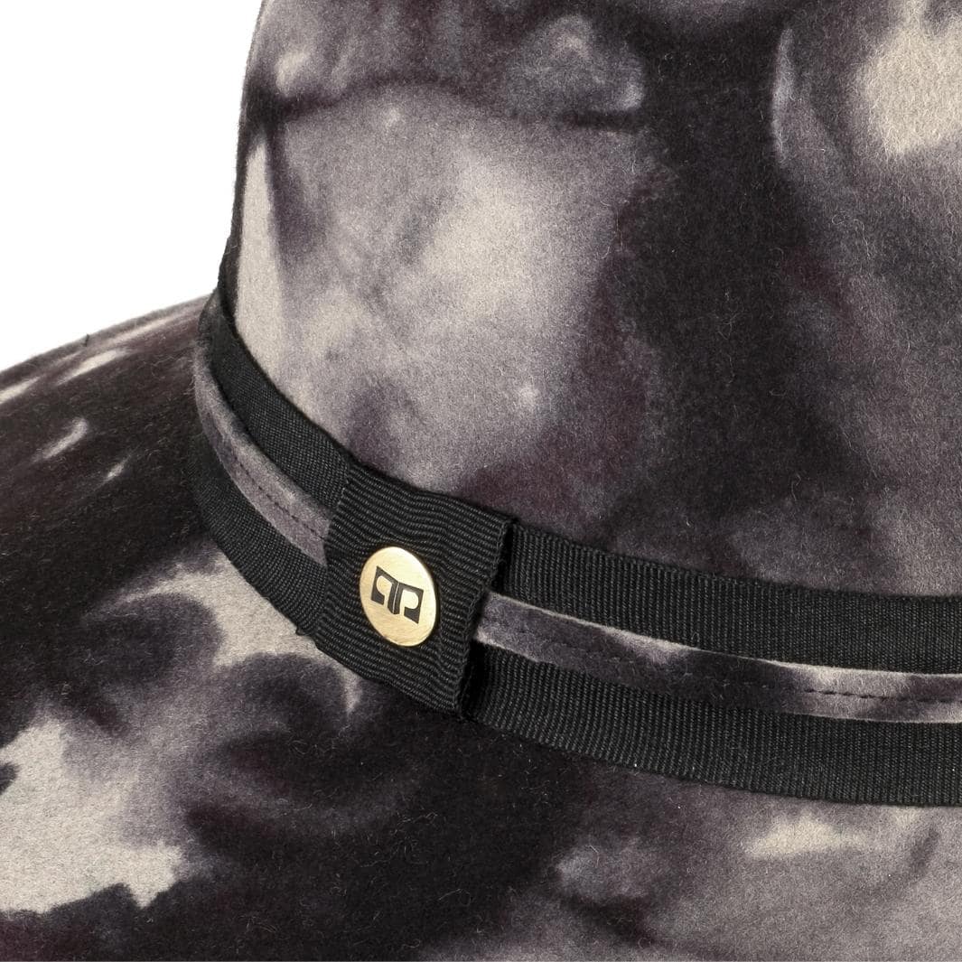 Cappello a Pamela a Tesa Larga in Feltro  di Lana Merinos Maltinto