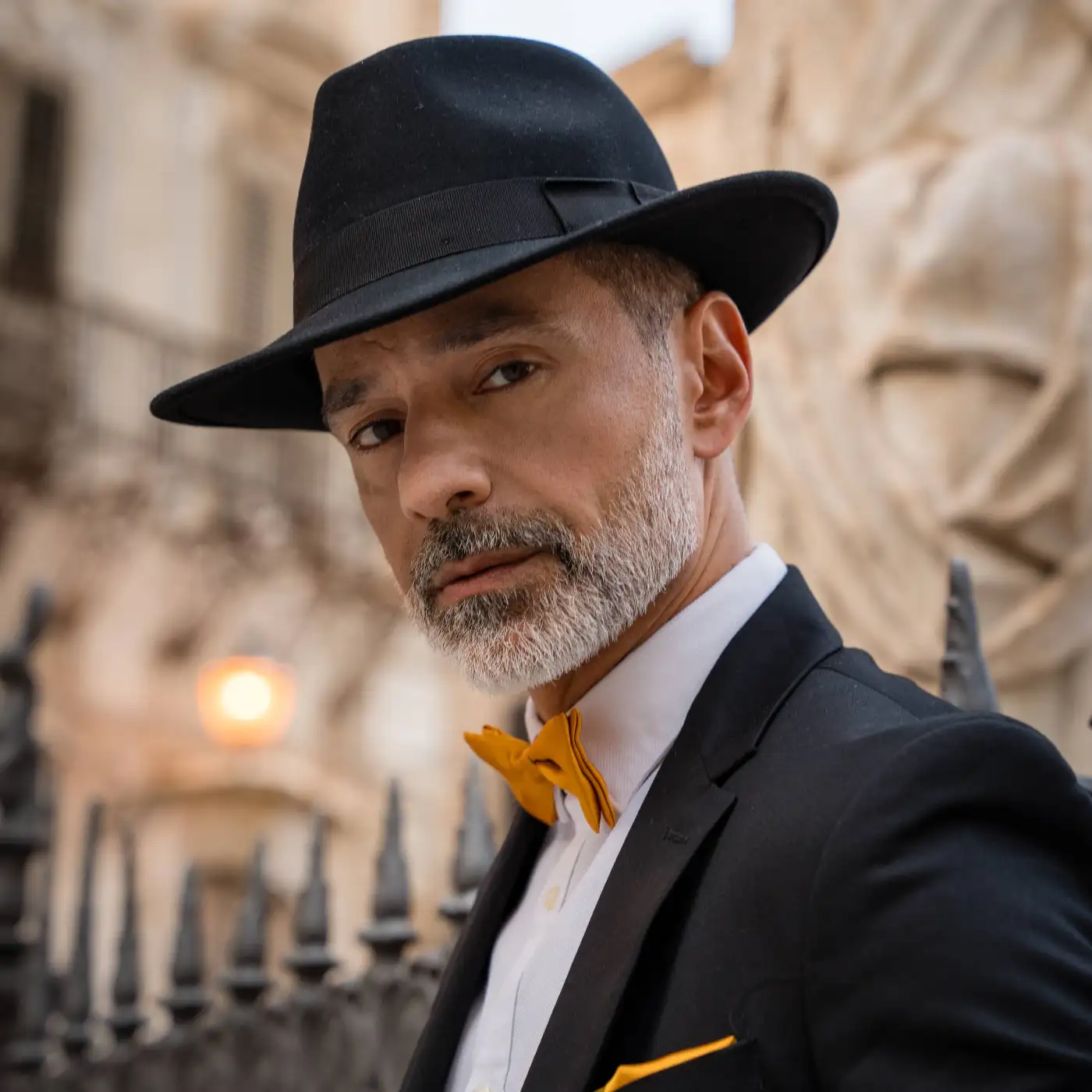 Cappello Fedora in Feltro di Morbido Cashmere Antipioggia