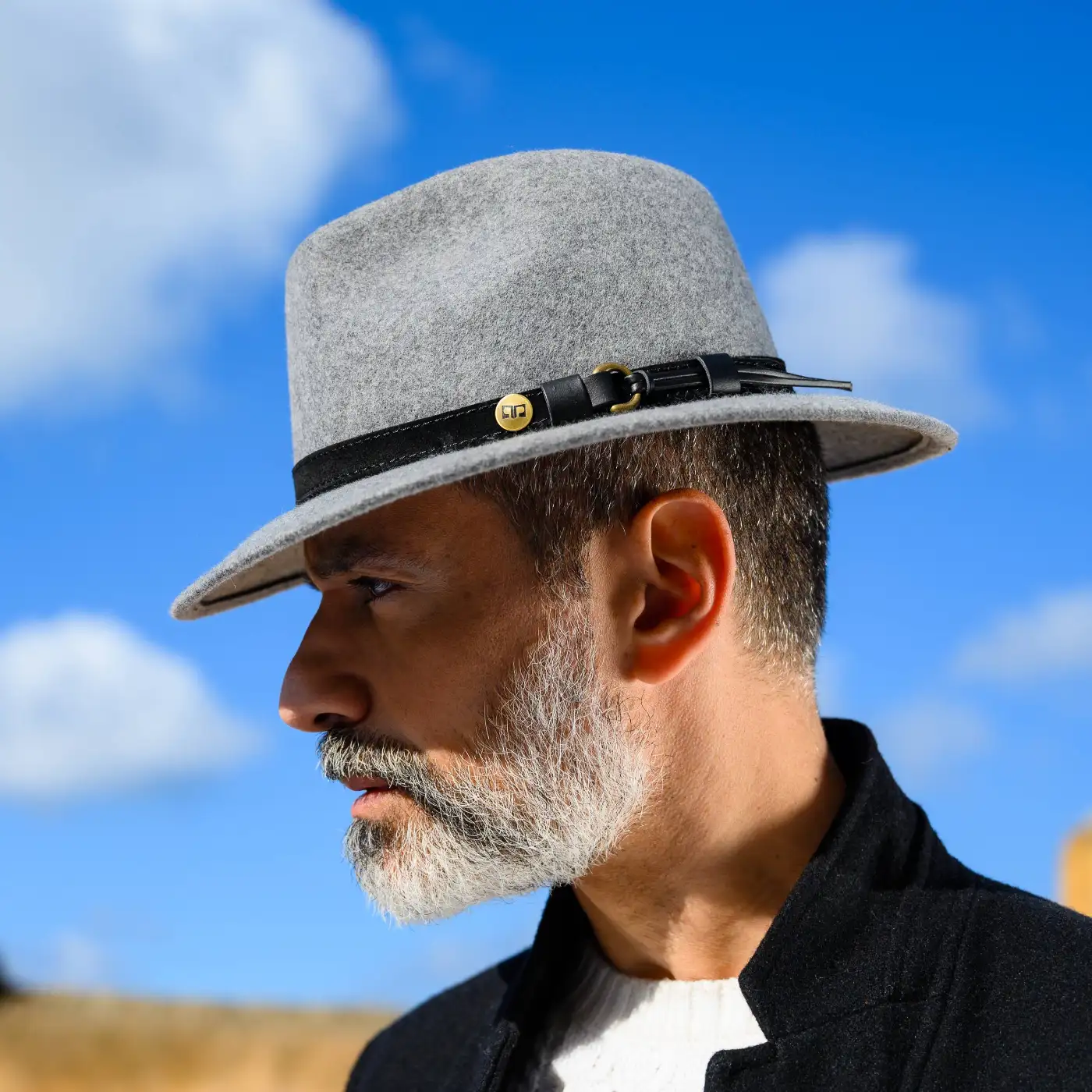 Cappello a Tesa Media in Feltro di Lana Merinos