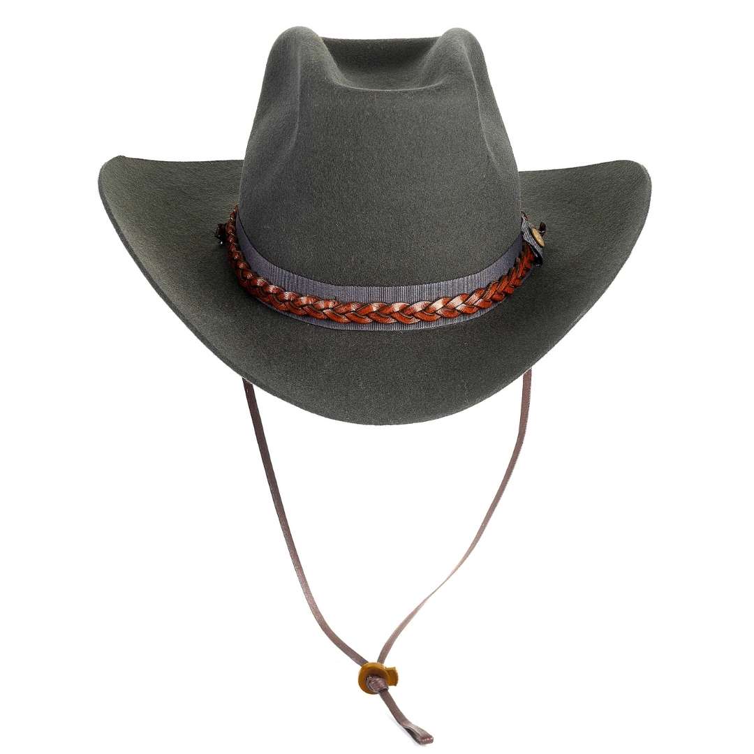 Cappello da Cowboy in Feltro di Lana Merinos Antipioggia