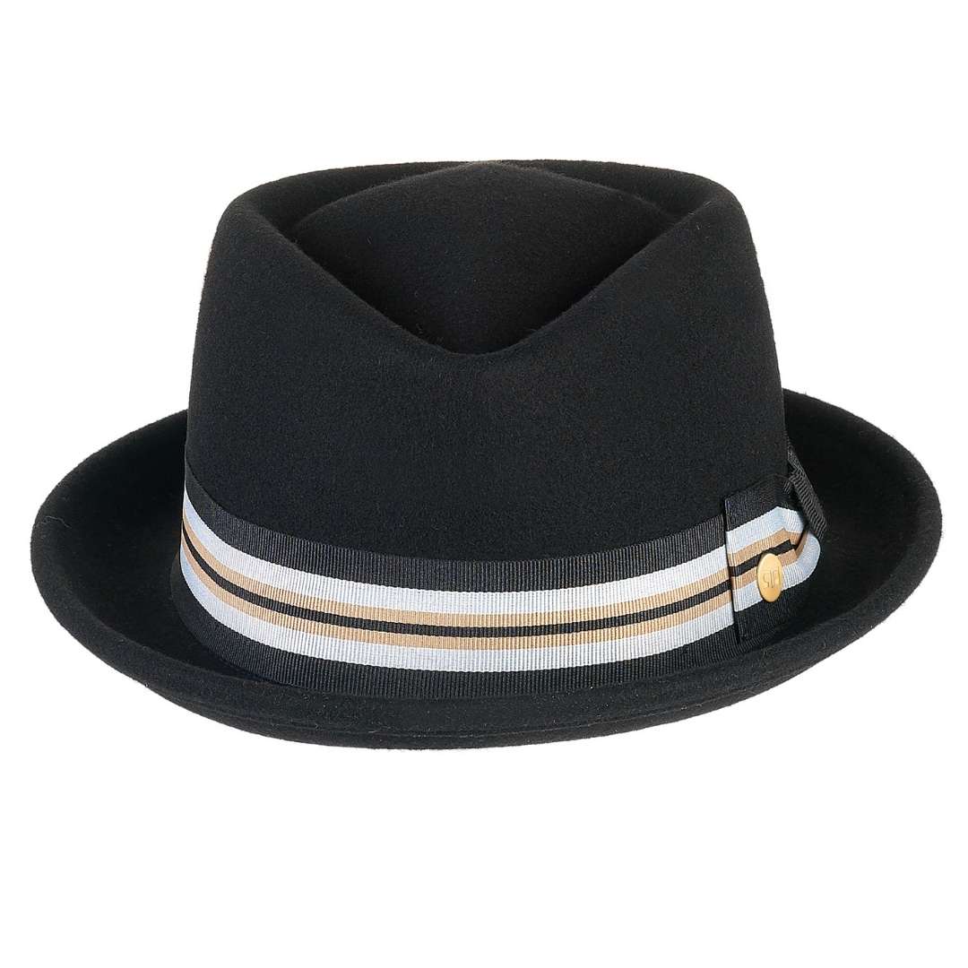 Cappello Pork Pie Classico in Feltro di Lana Merinos
