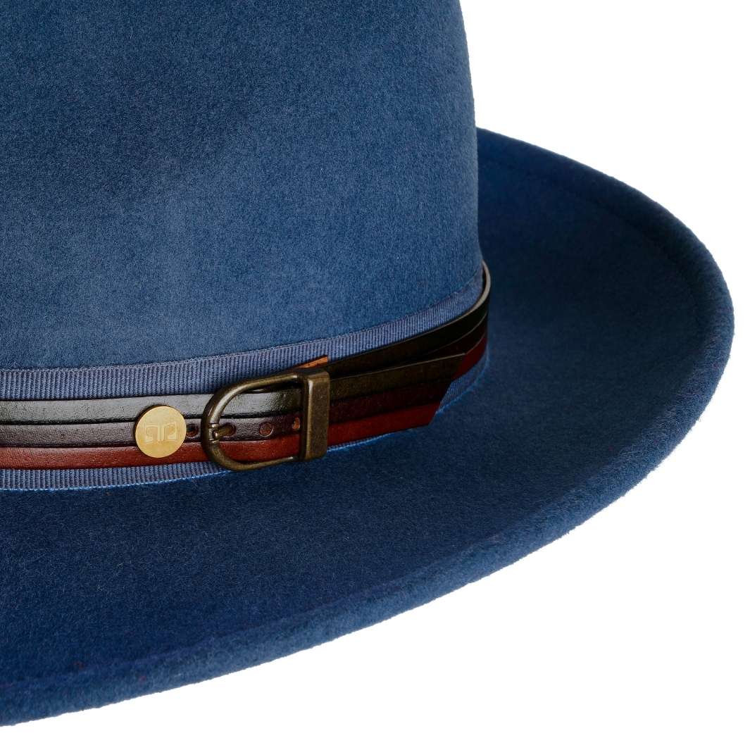 Cappello Fedora Classico in Feltro di Lana Merinos Antipioggia