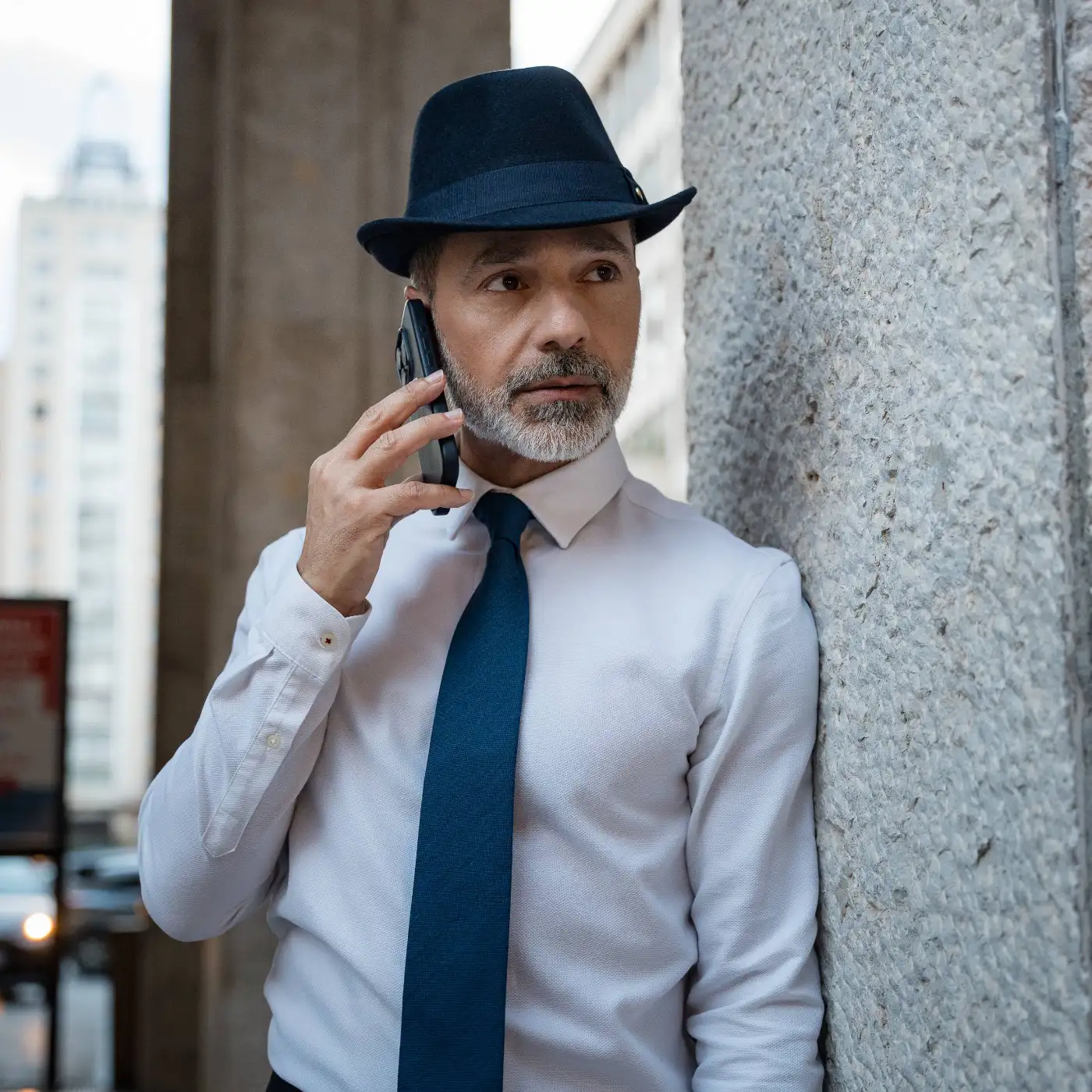 Cappello Trilby Classico in Feltro Raso di Lapin con Fodera