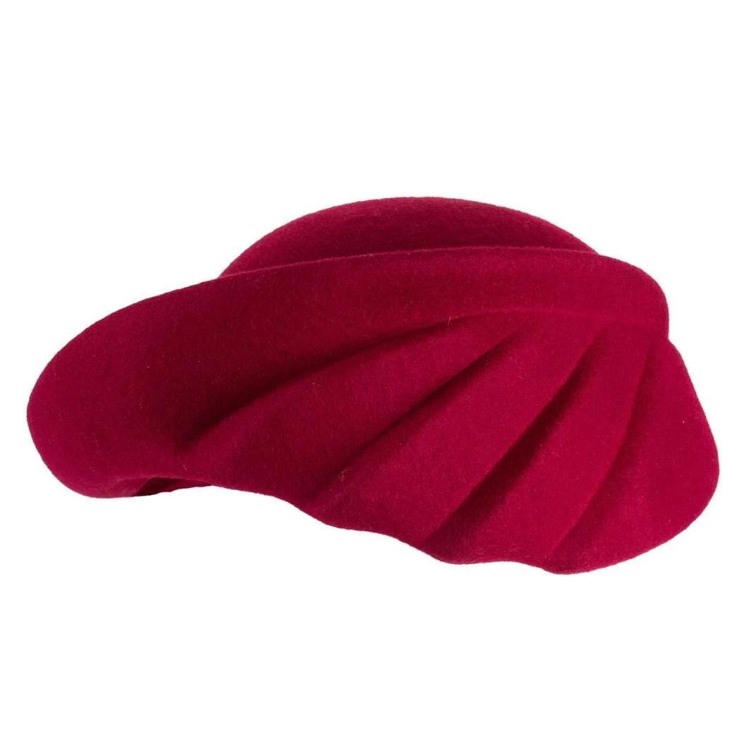 Basco Toque alla Francese in Feltro di Lana Merinos