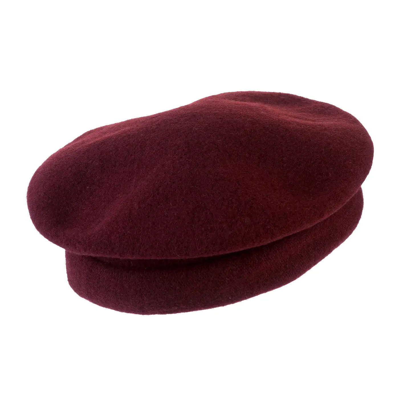 Basco Parigino in Lana Vergine con Risvolto Arricciato