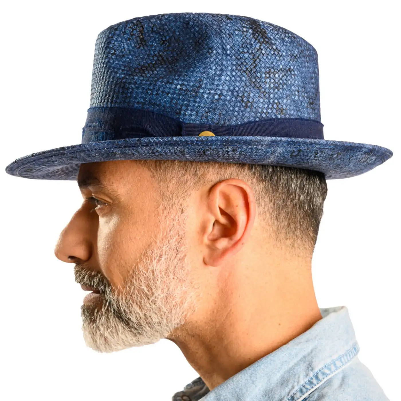 Cappello Trilby a Tesa Media Stonewashed