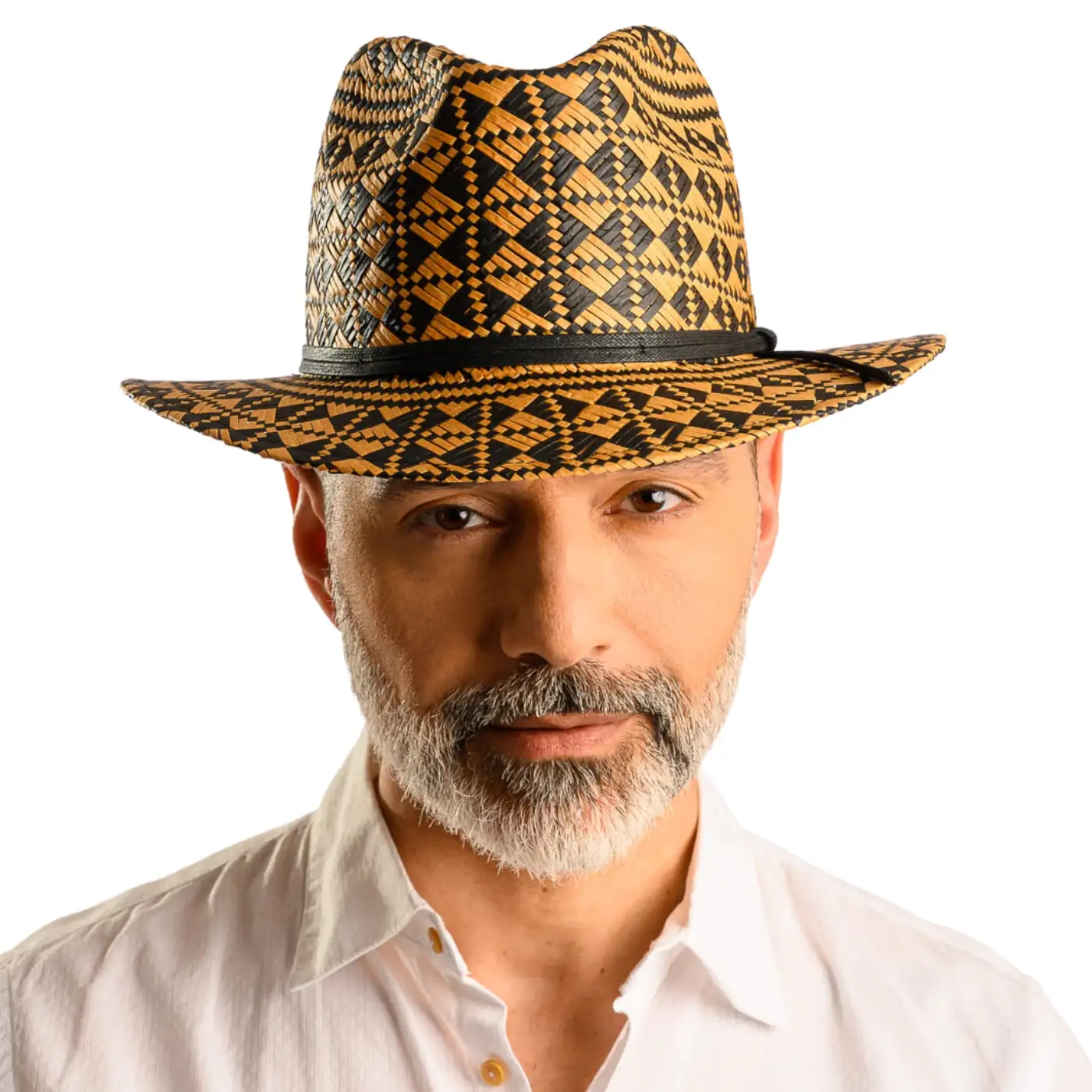 Cappello da Mare a Fantasia Geometrica