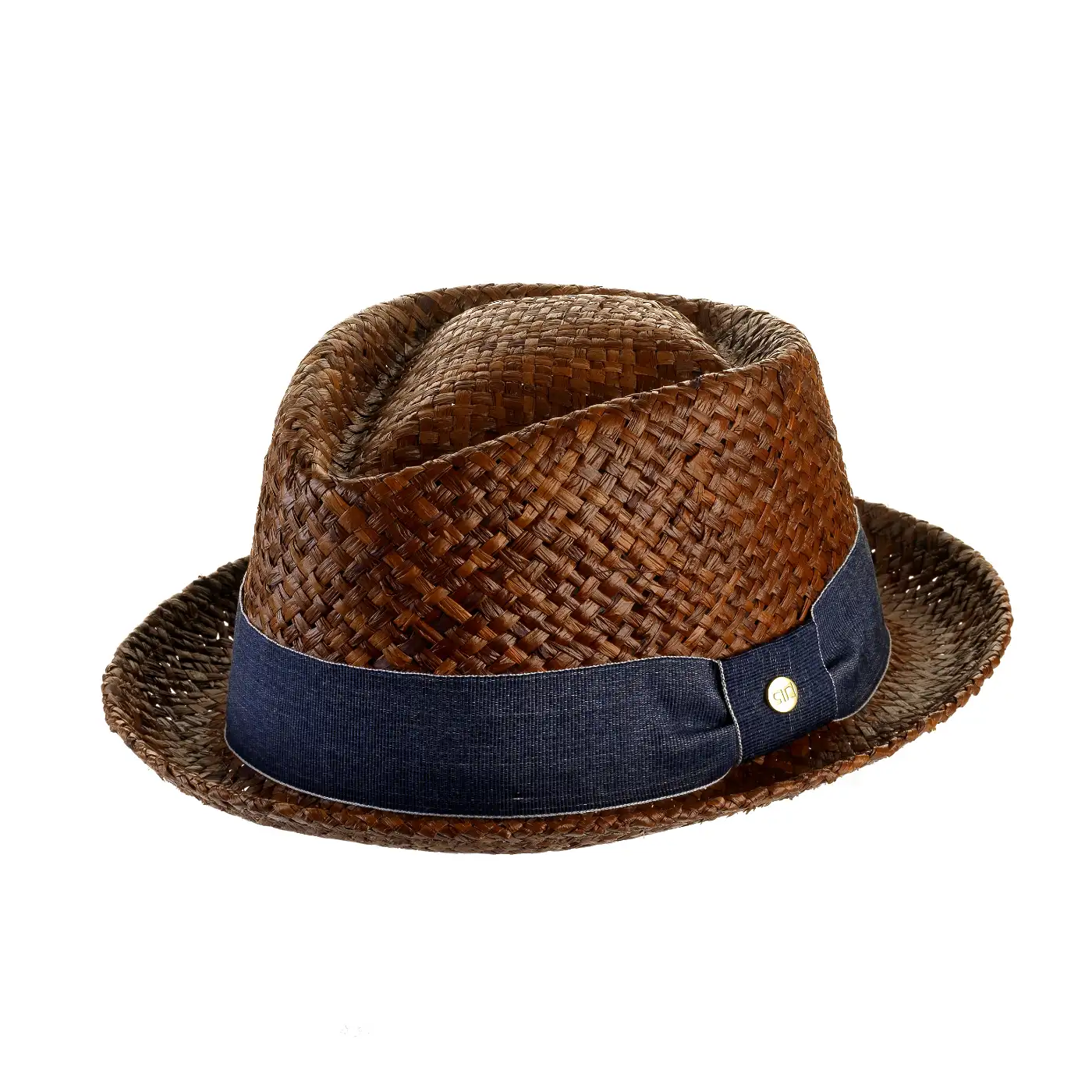 Cappello Pork Pie Estivo in Rafia