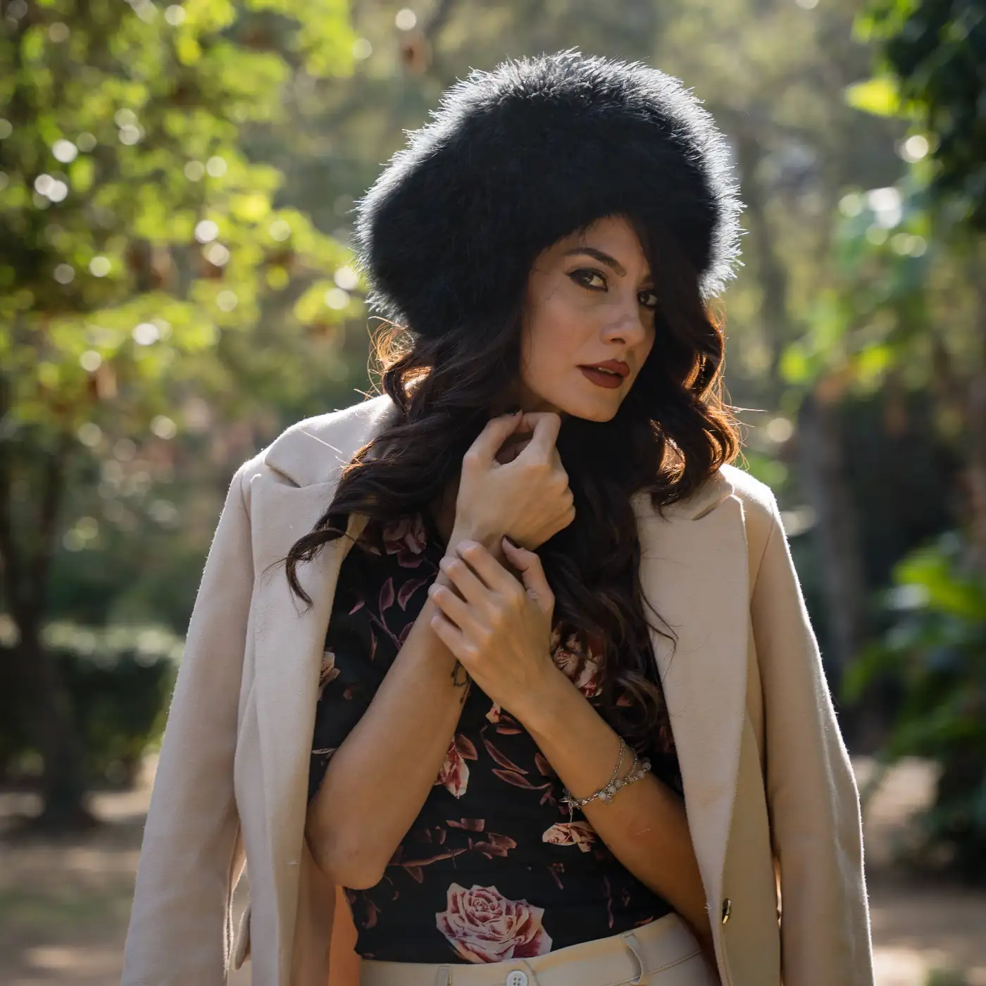 Colbacco in Piumaggio Naturale di Gallopavo Meleagris