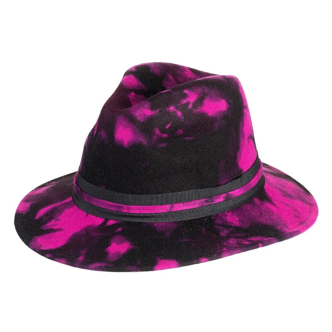 Cappello Fedora a Tesa Media in Feltro di Lana Merinos Maltinto