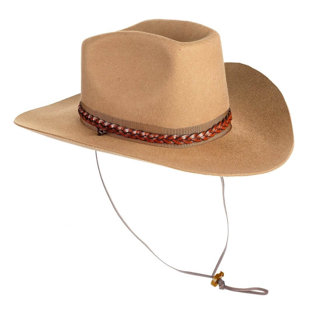 Cappello da Cowboy in Feltro di Lana Merinos Antipioggia