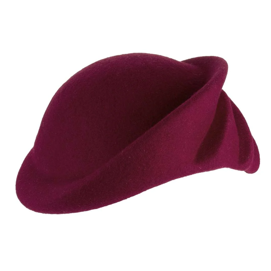 Basco Toque alla Francese in Feltro di Lana Merinos