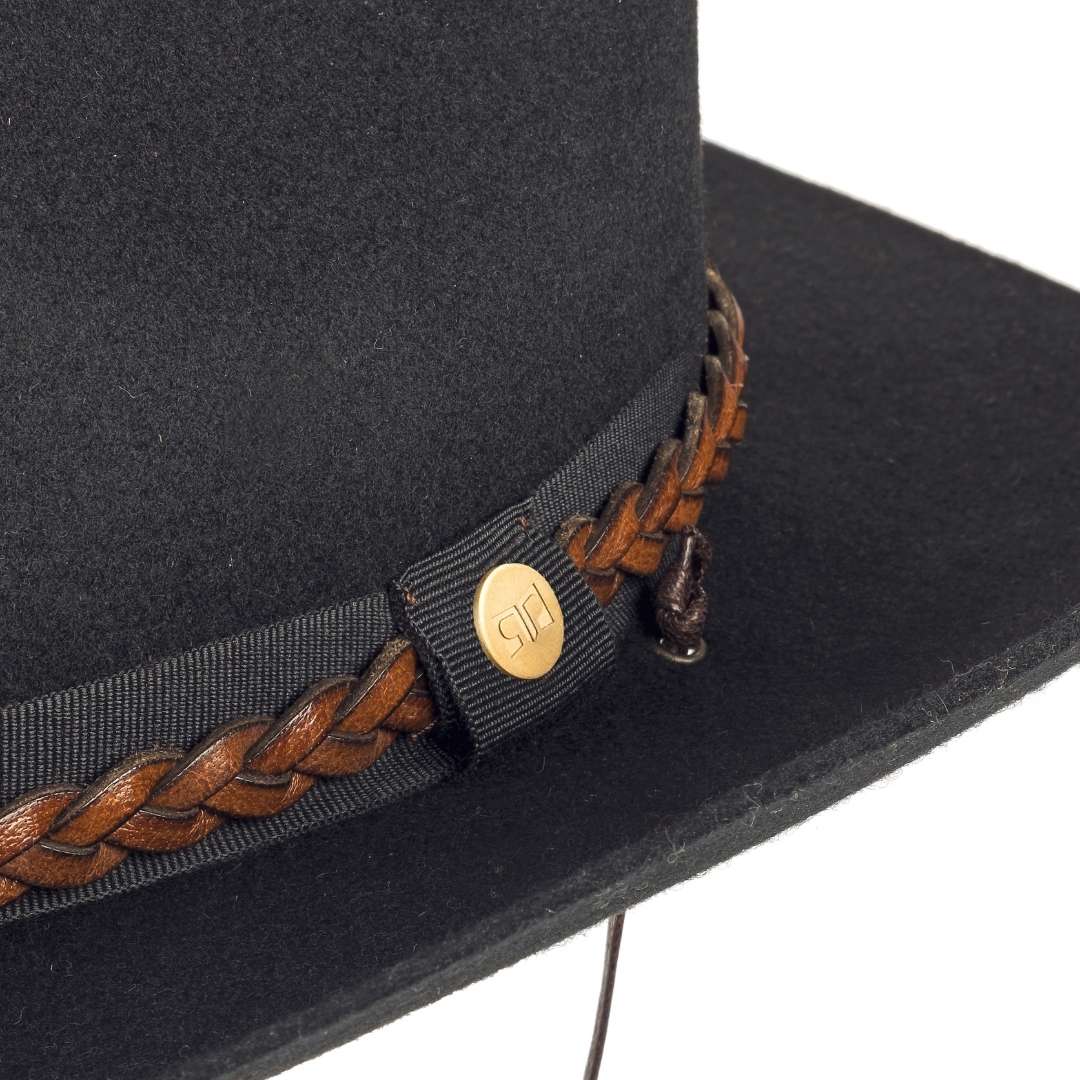 Cappello da Cowboy in Feltro di Lana Merinos Antipioggia