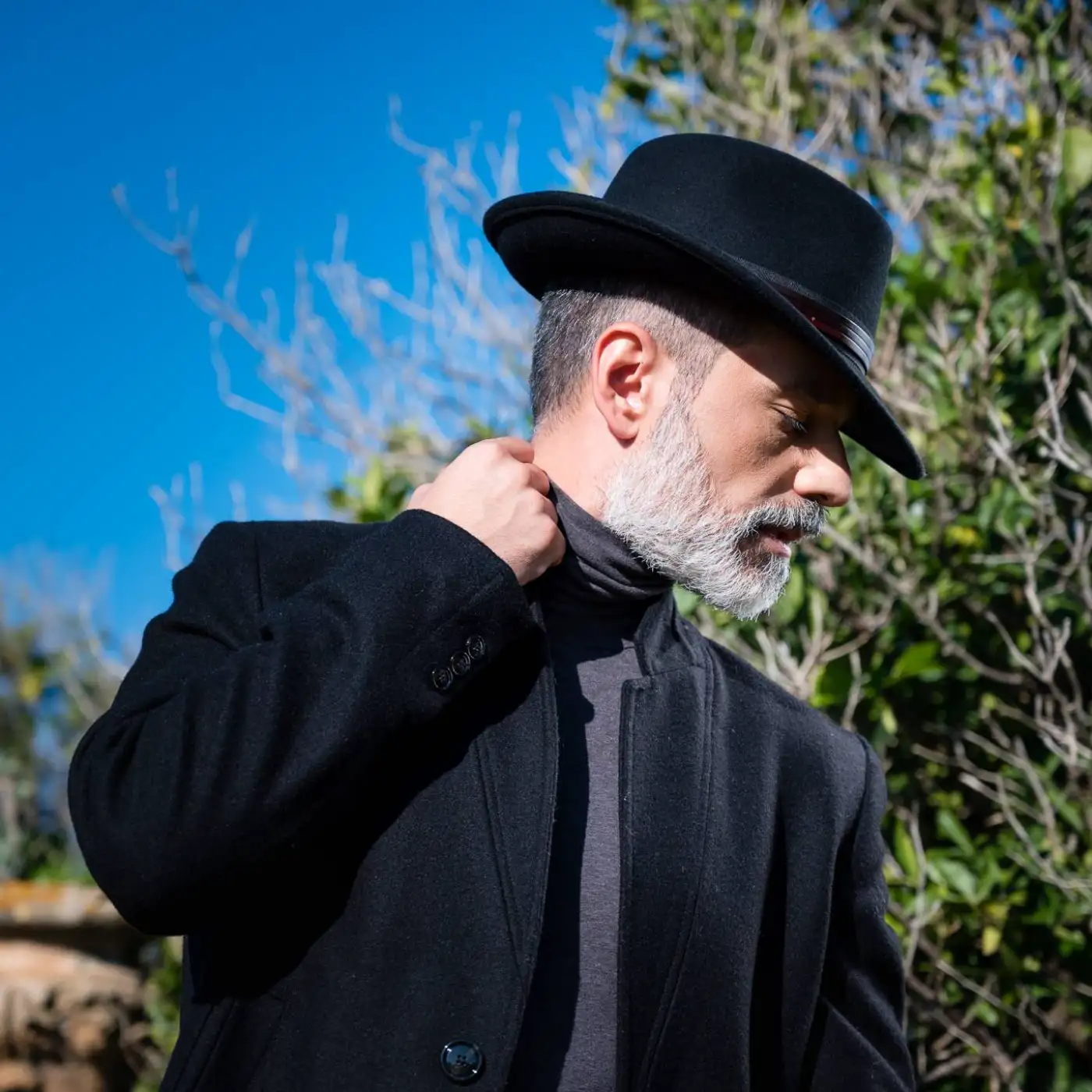 Cappello Fedora Classico in Feltro di Lana Merinos Antipioggia