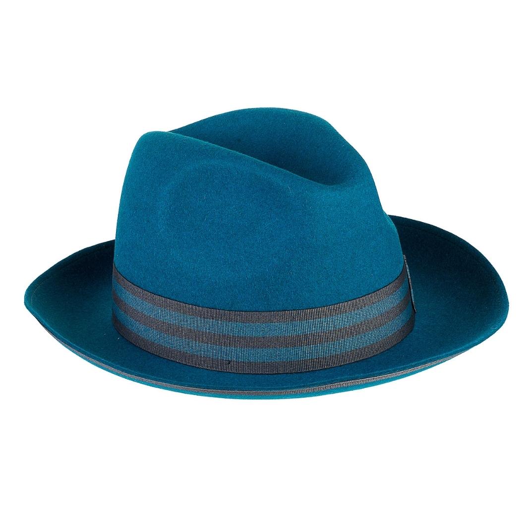Cappello Trilby Jazz a Tesa Media in Feltro di Lana Merinos