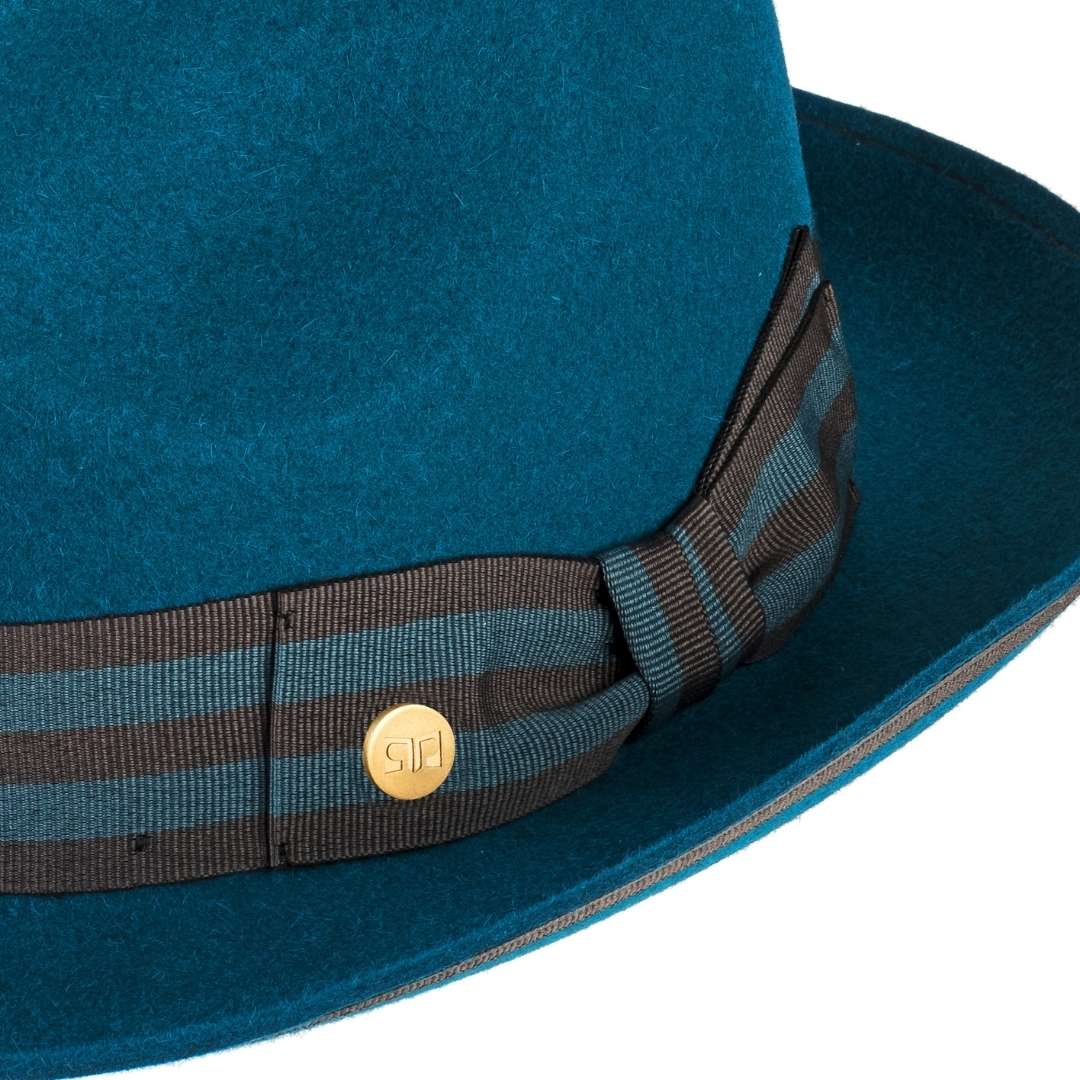 Cappello Trilby Jazz a Tesa Media in Feltro di Lana Merinos