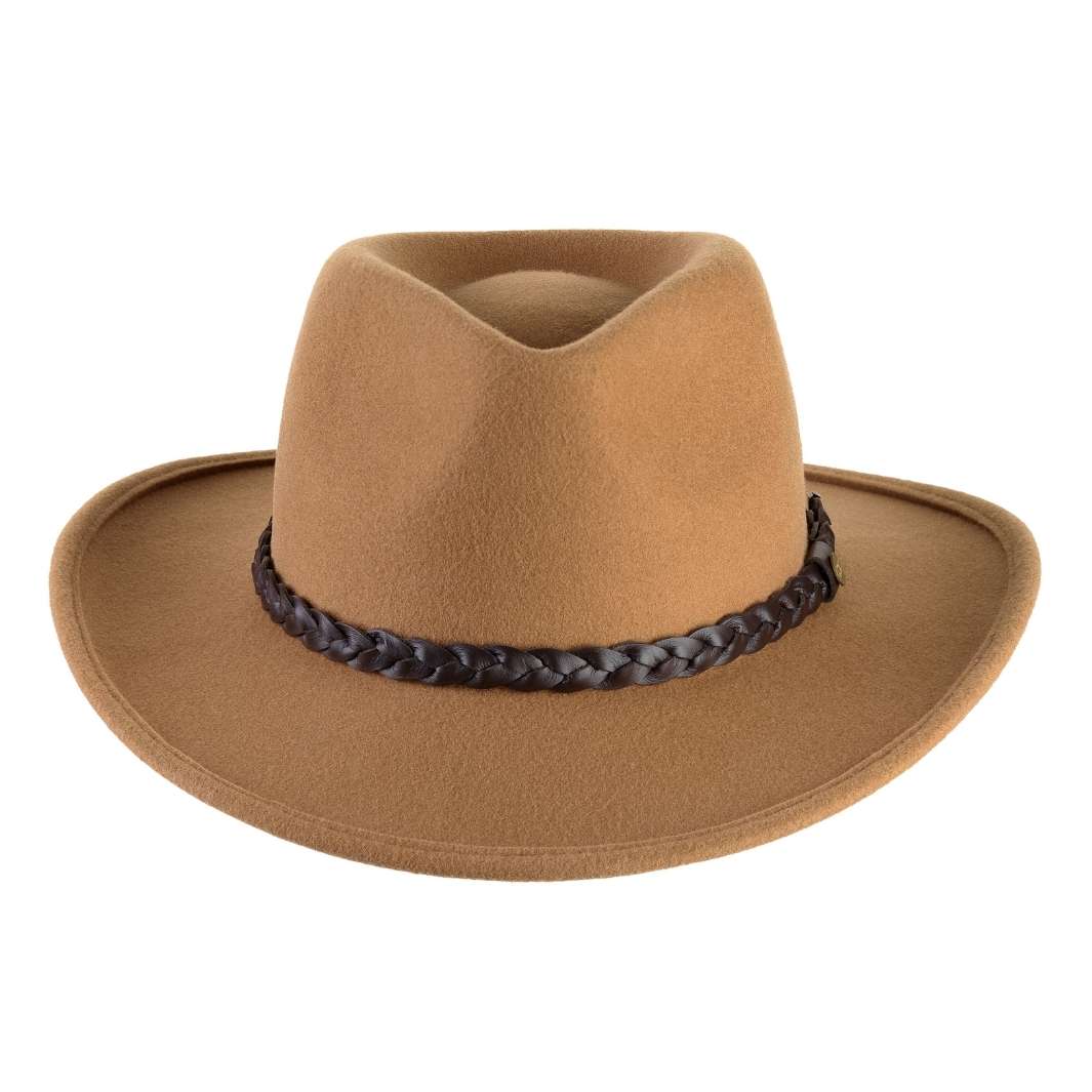 Cappello Fedora Australiano in Feltro di Lana Merinos Antipioggia