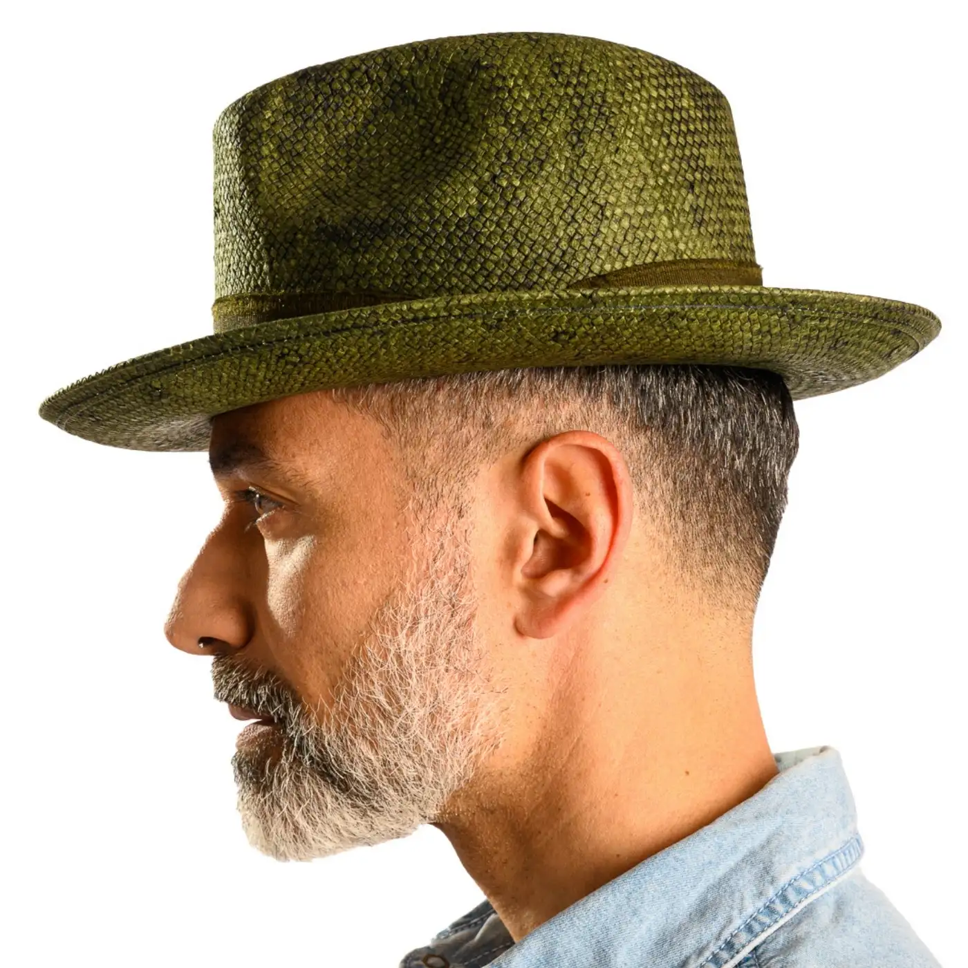 Cappello Trilby a Tesa Media Stonewashed