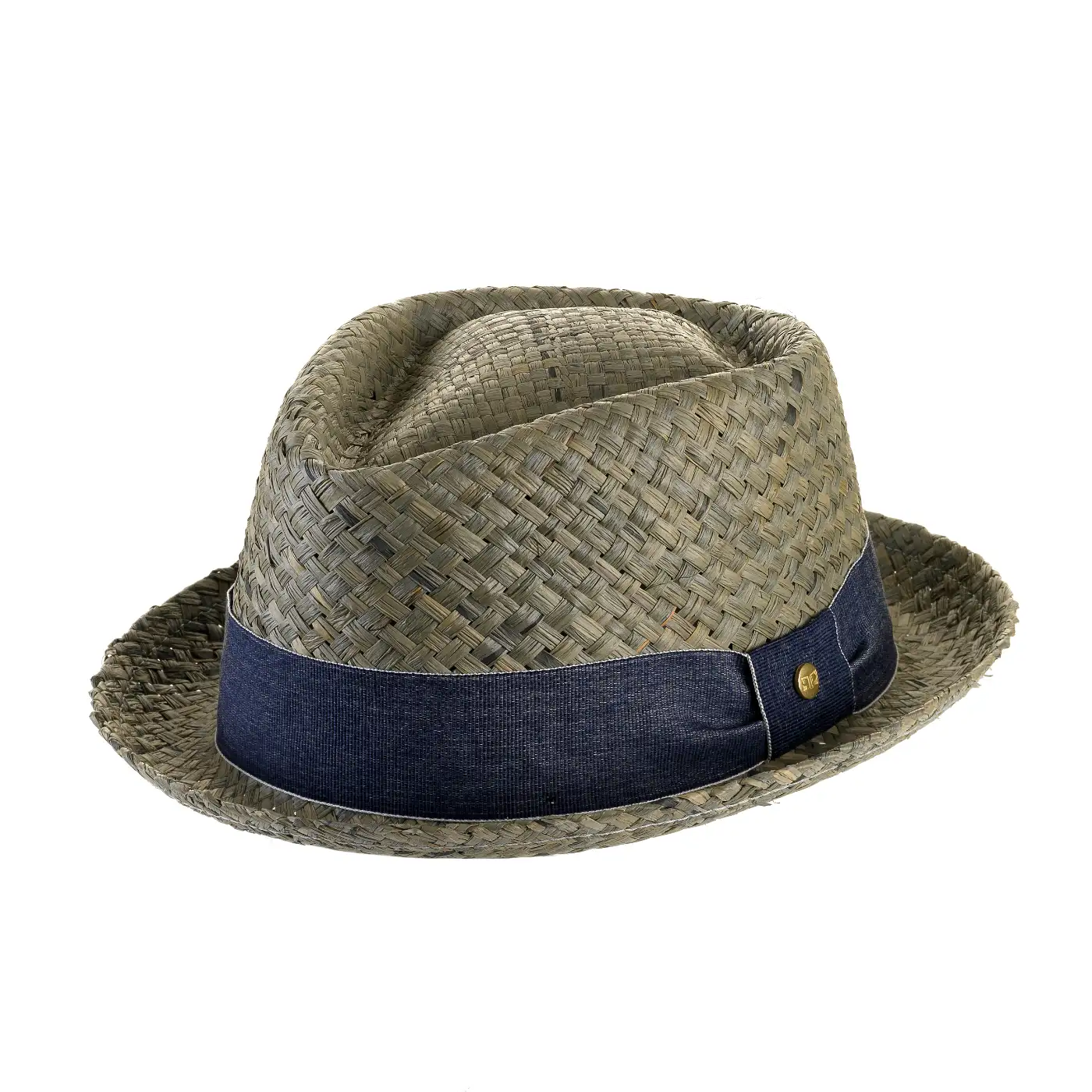 Cappello Pork Pie Estivo in Rafia