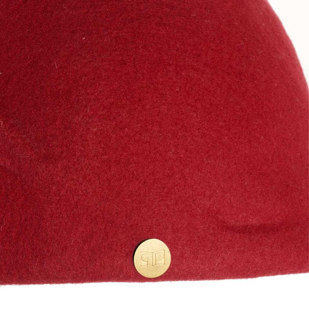 Basco Toque alla Francese in Feltro di Lana Merinos