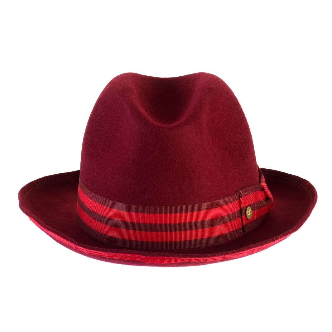 Cappello Trilby Jazz a Tesa Media in Feltro di Lana Merinos