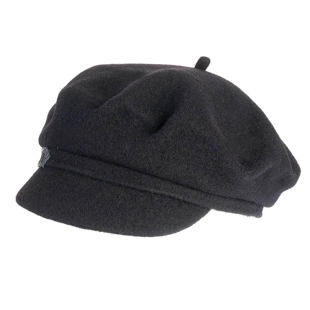 Basco con Visiera e Balze alla Francese in Lana