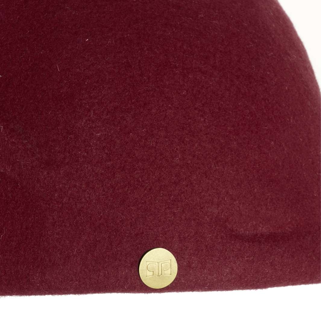 Basco Toque alla Francese in Feltro di Lana Merinos