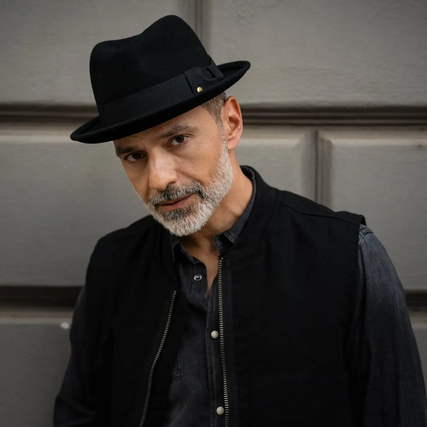 Cappello Lobbia Homburg Classico in Feltro di Lana Merinos