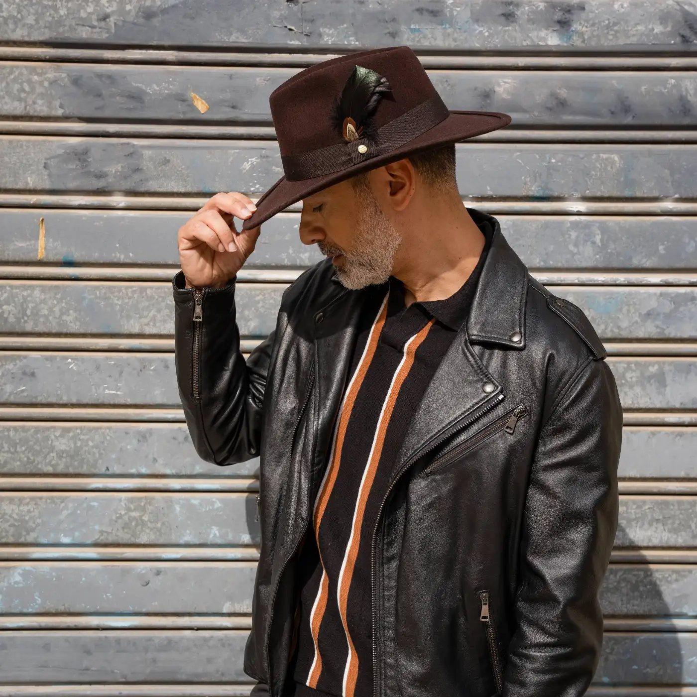 Cappello Australiano in Feltro di Morbido Cashmere Antipioggia