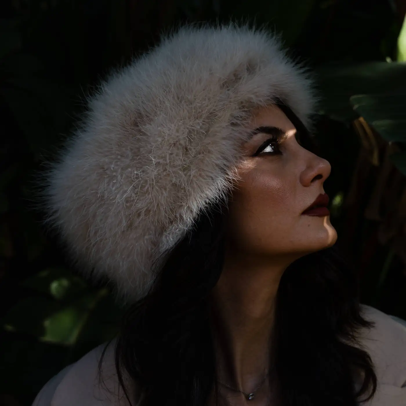 Colbacco in Piumaggio Naturale di Gallopavo Meleagris