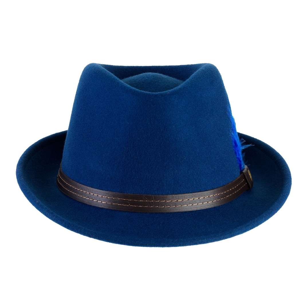 Cappello Trilby Classico in Feltro di Lana Merinos