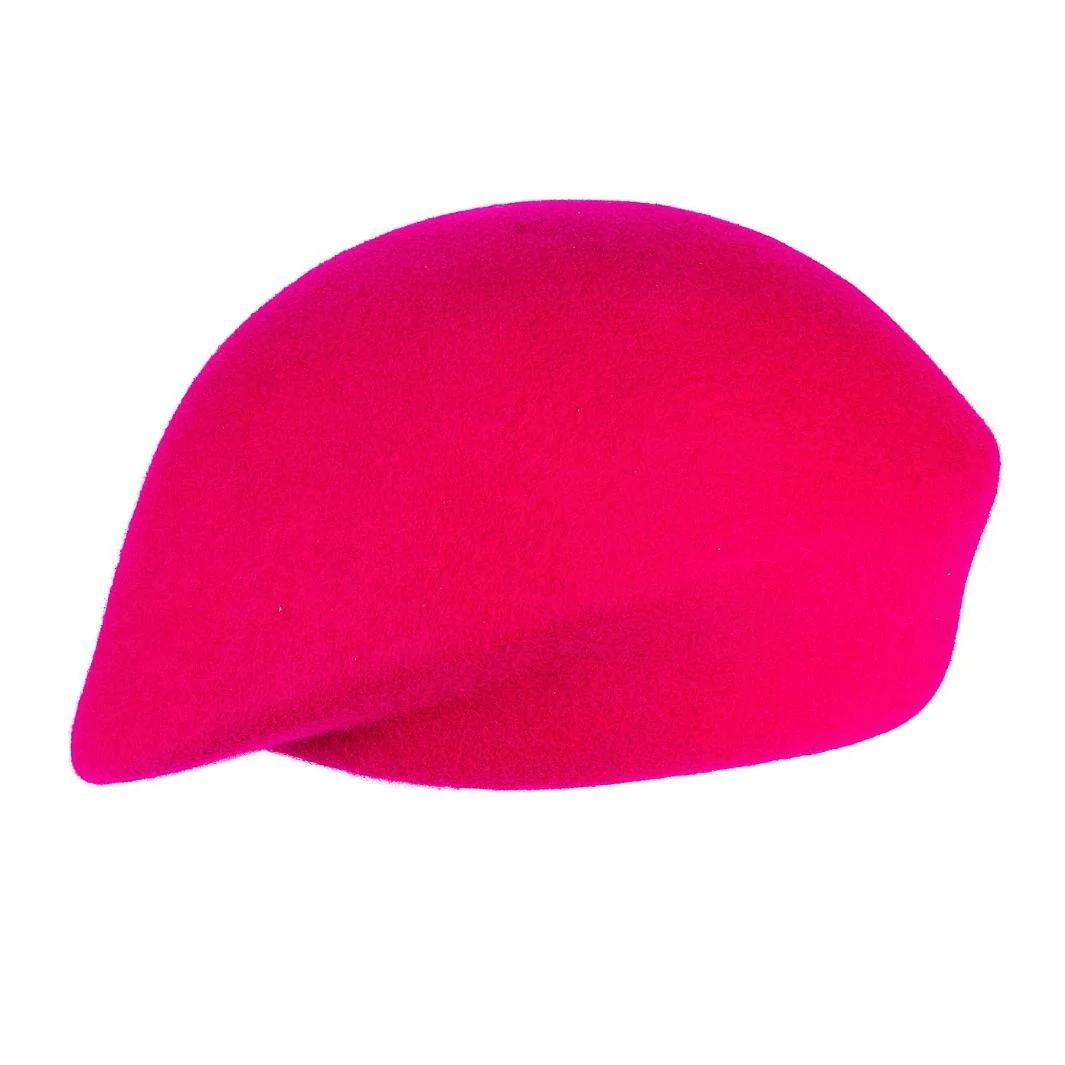 Basco Bombetta alla Francese in Feltro di Lana Merinos