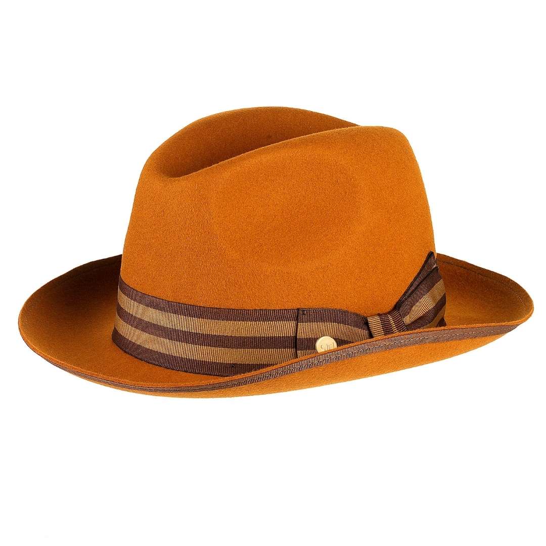 Cappello Trilby Jazz a Tesa Media in Feltro di Lana Merinos