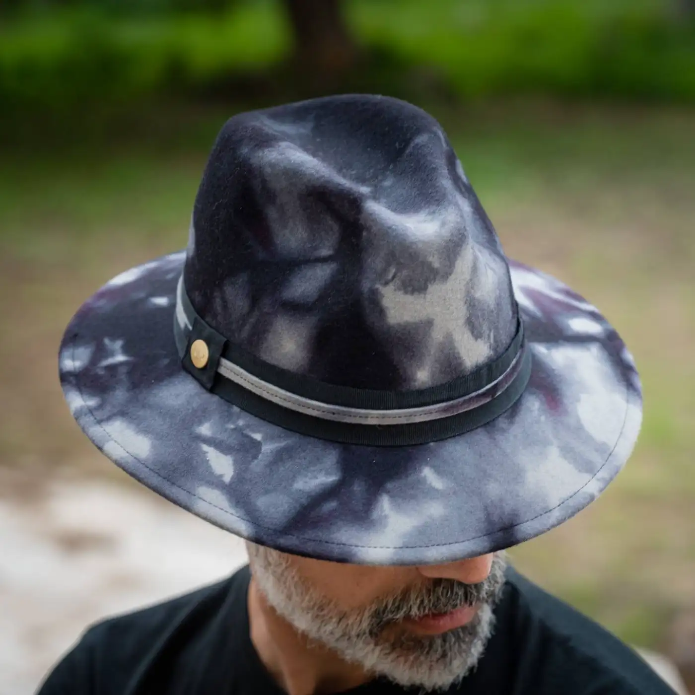 Cappello Fedora a Tesa Media in Feltro di Lana Merinos Maltinto