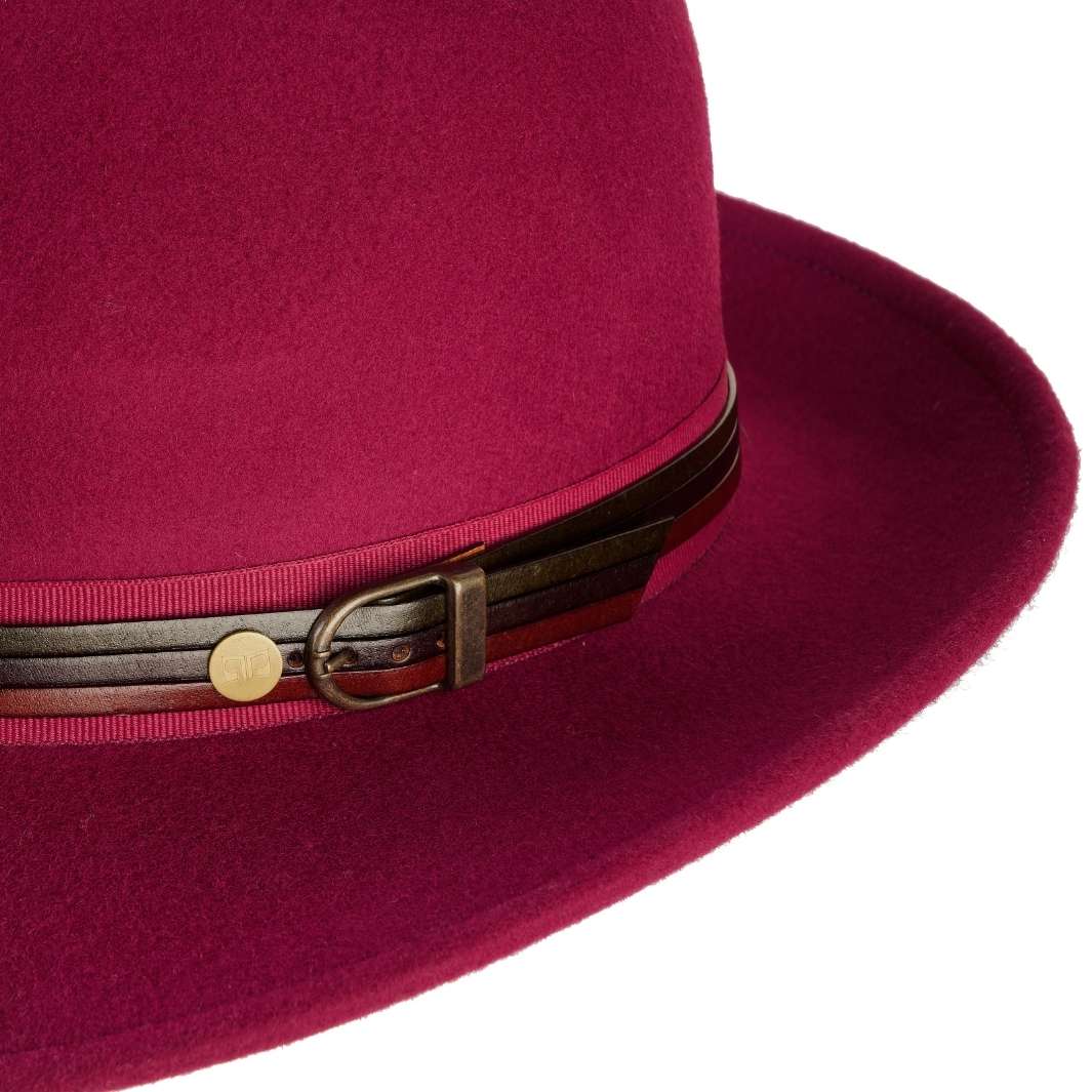 Cappello Fedora Classico in Feltro di Lana Merinos Antipioggia