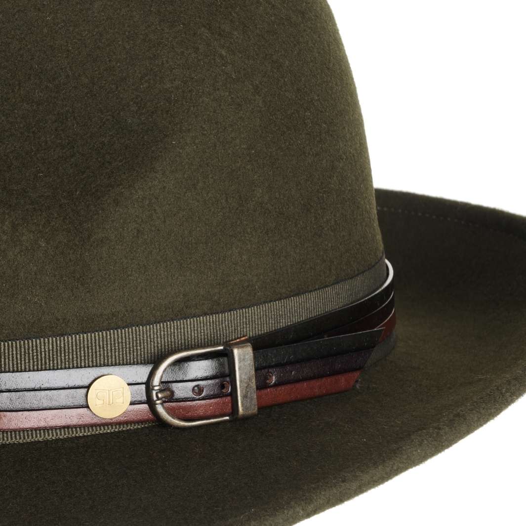 Cappello Fedora Classico in Feltro di Lana Merinos Antipioggia
