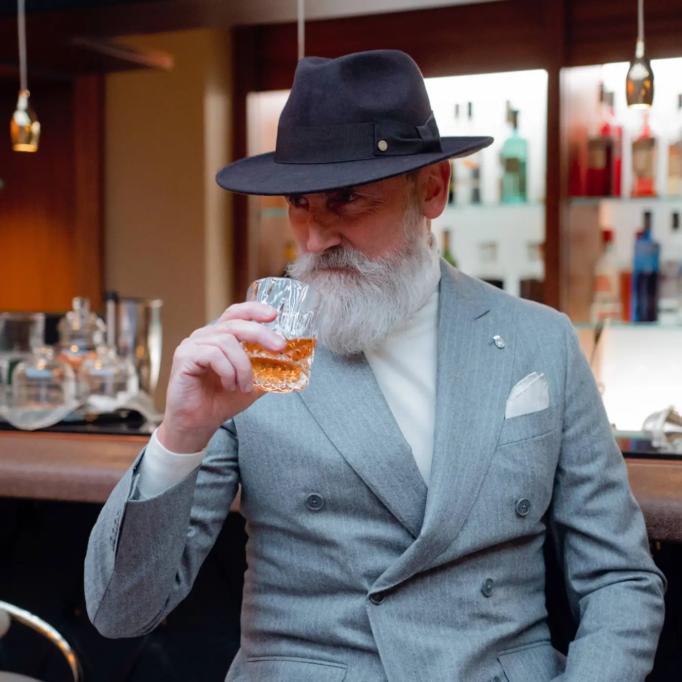 Cappello Fedora Coccos in Feltro di Lana Merinos