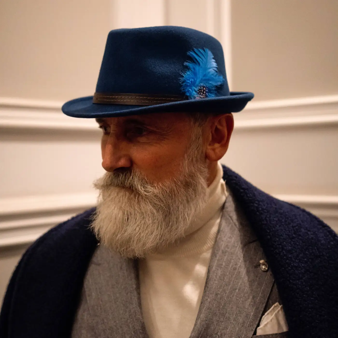 Cappello Trilby Classico in Feltro di Lana Merinos