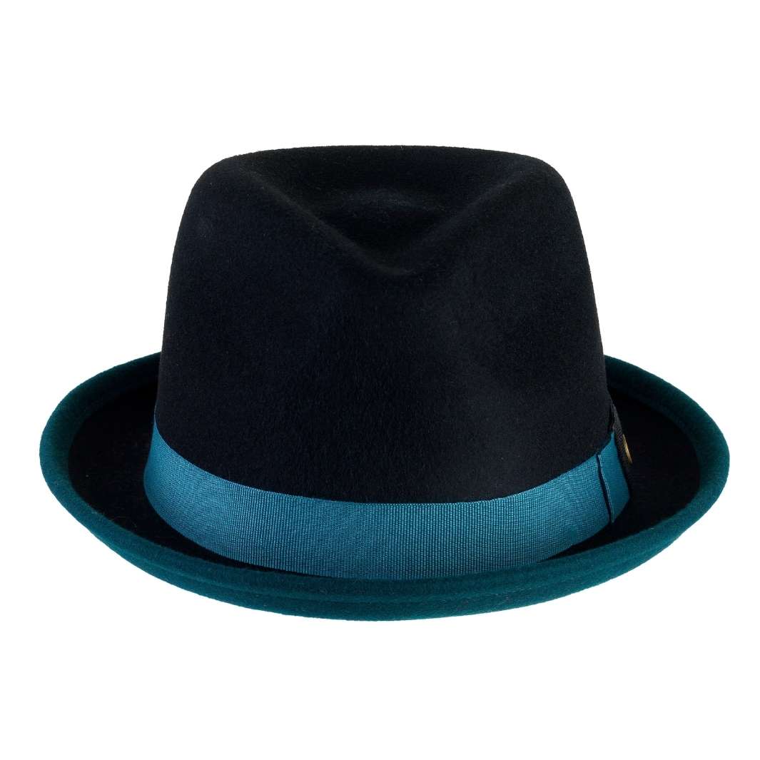 Cappello Trilby Michael Jackson in Feltro di Lana Merinos Bicolore
