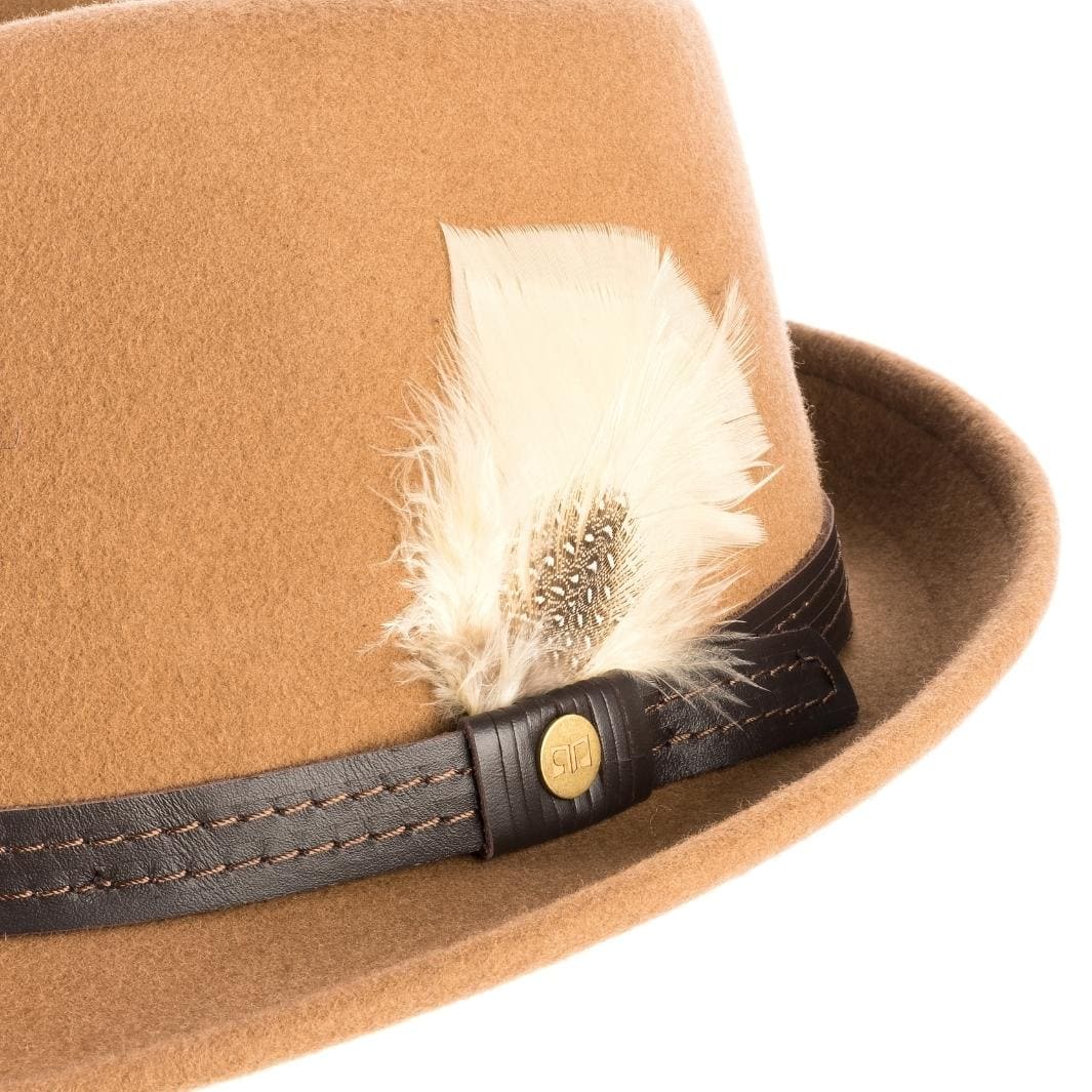 Cappello Trilby Classico in Feltro di Lana Merinos