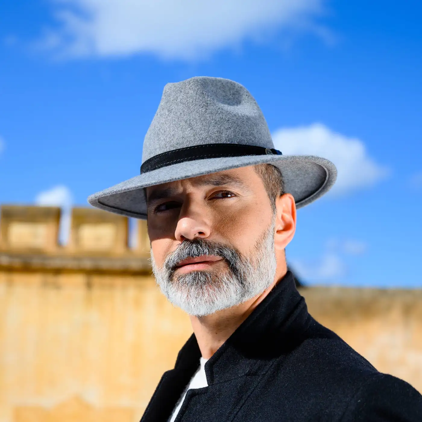 Cappello a Tesa Media in Feltro di Lana Merinos