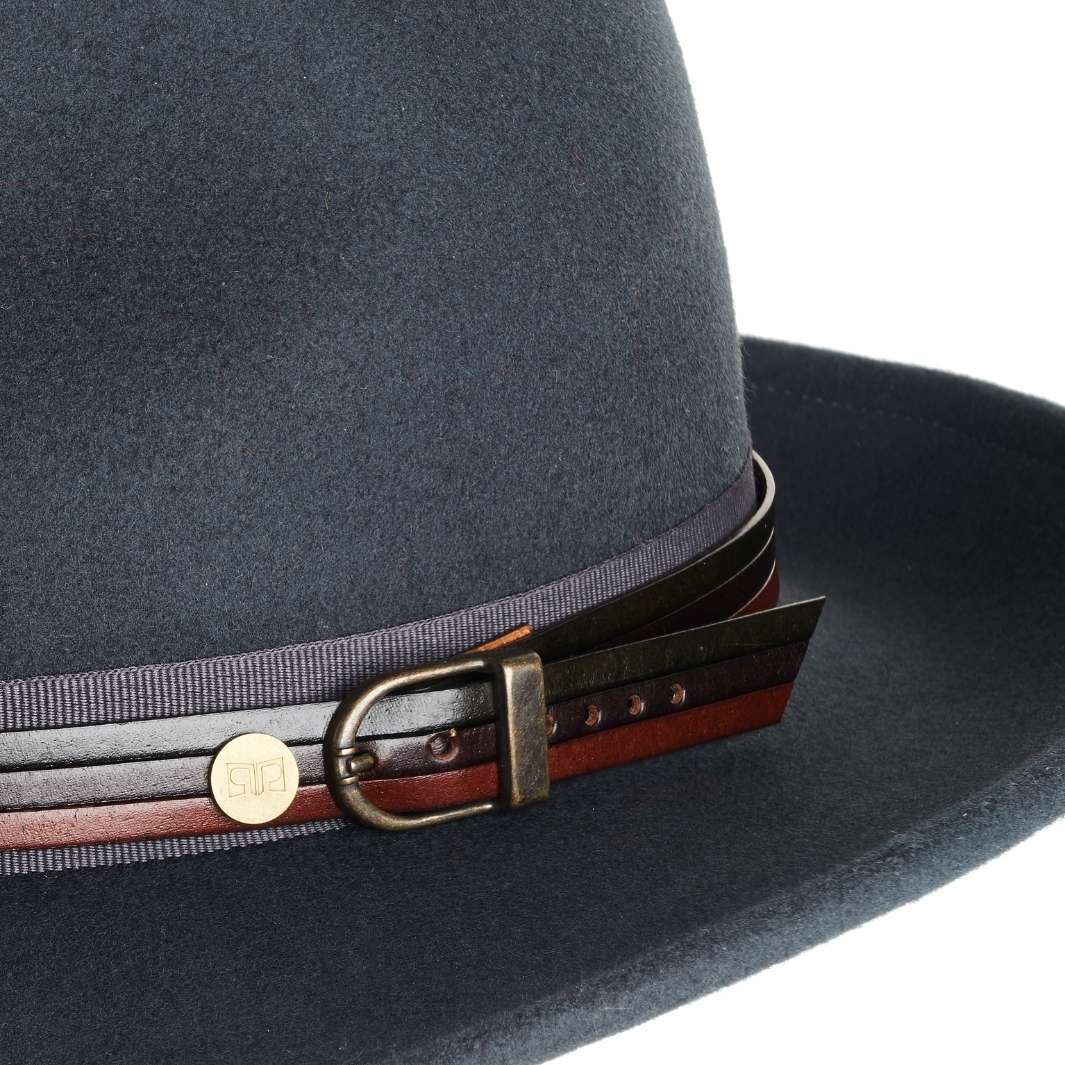Cappello Fedora Classico in Feltro di Lana Merinos Antipioggia