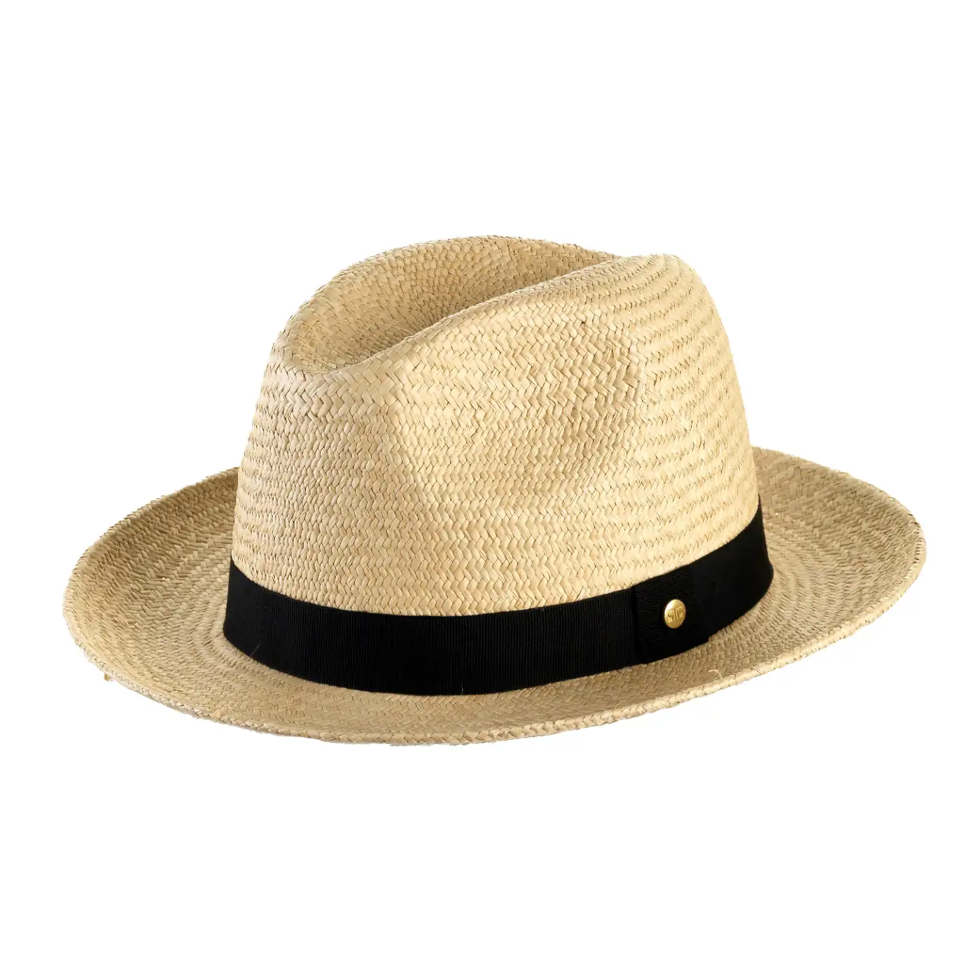 Cappello Trilby di Paglia a Tesa Media