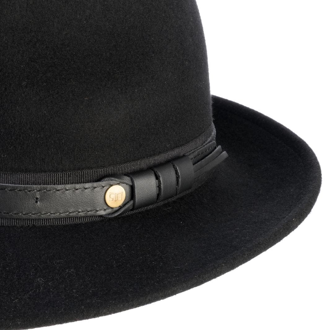 Cappello Fedora Elegante in Feltro di Lana Merinos Antipioggia