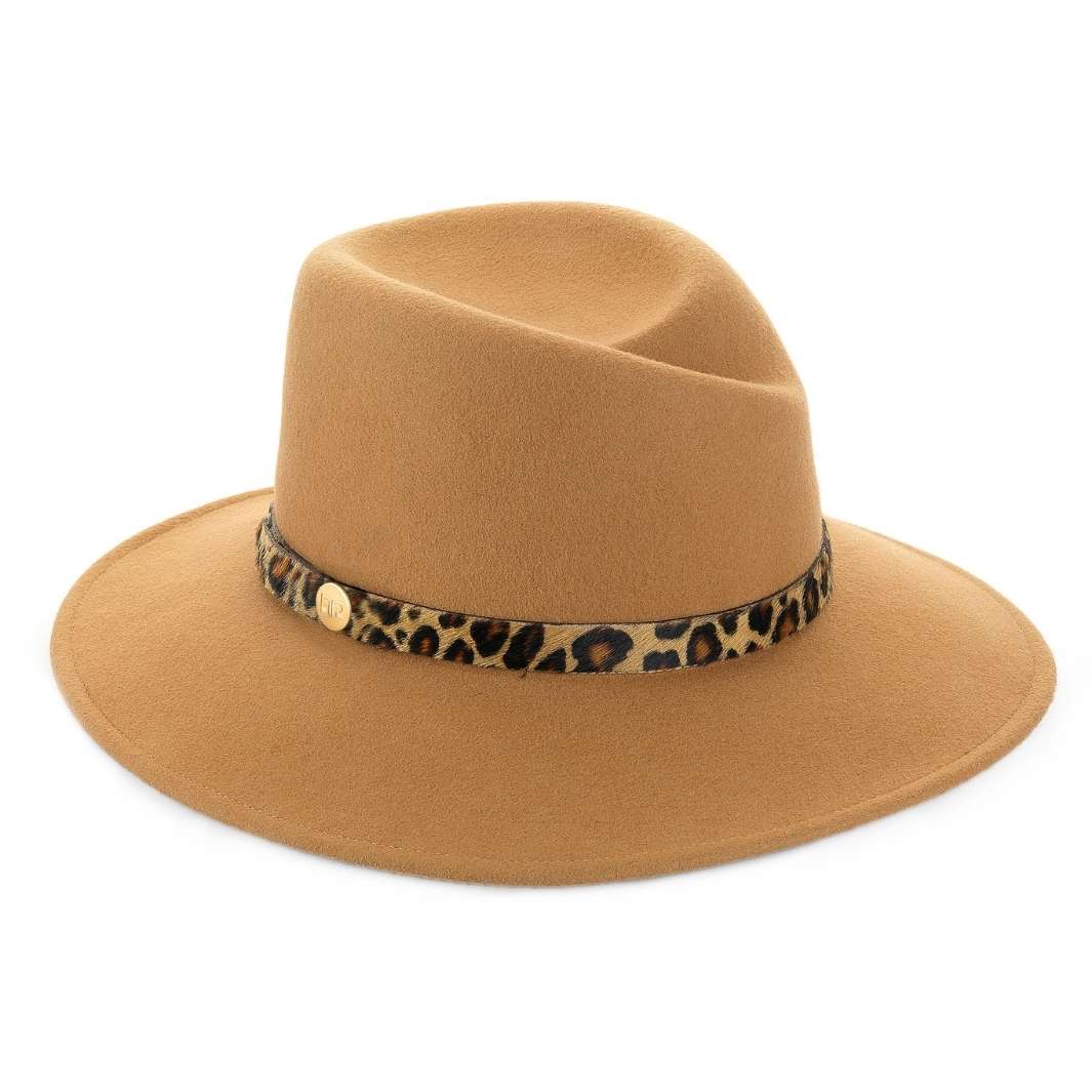 Cappello a Tesa Media Corona Twisted in Feltro di Lana Merinos