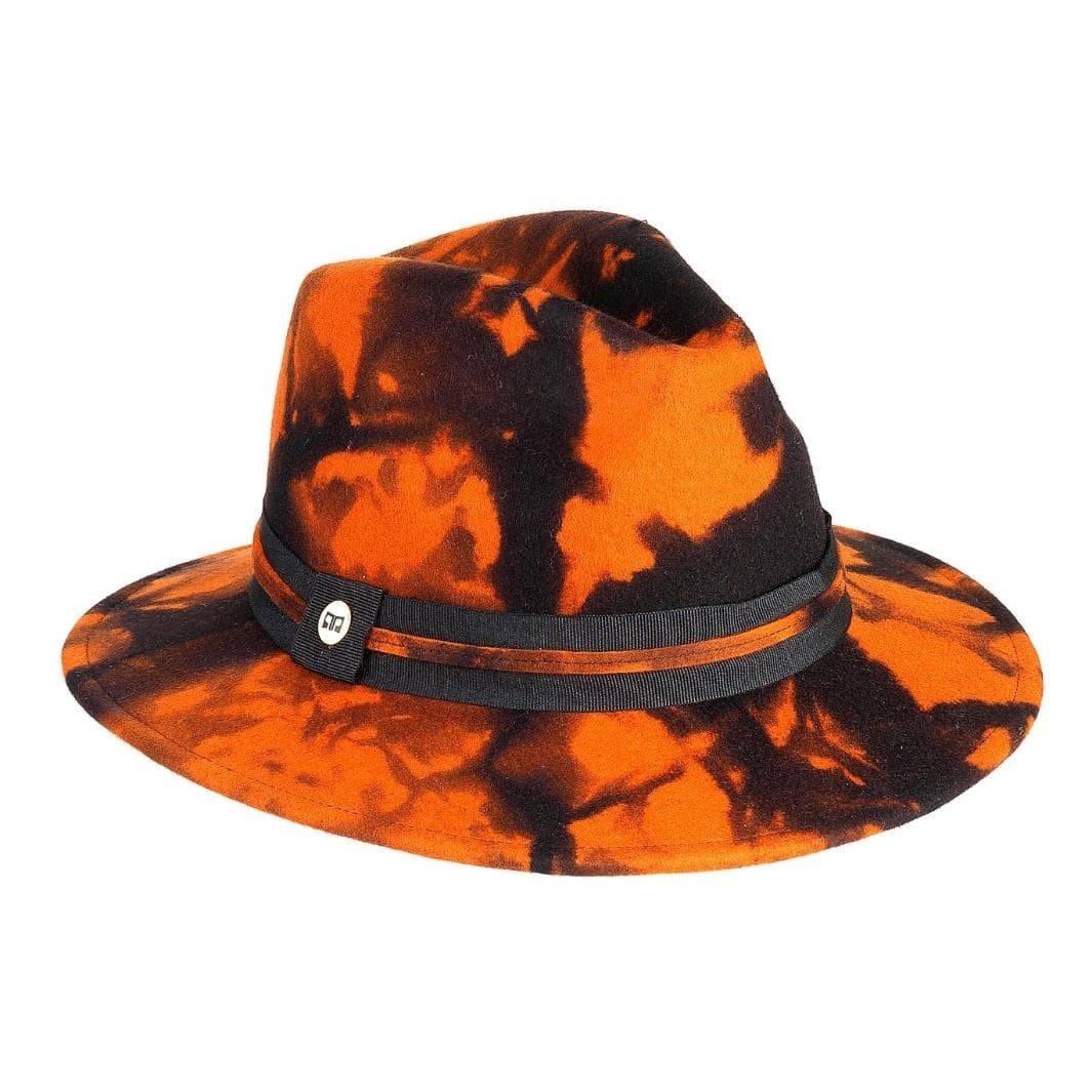 Cappello Fedora a Tesa Media in Feltro di Lana Merinos Maltinto