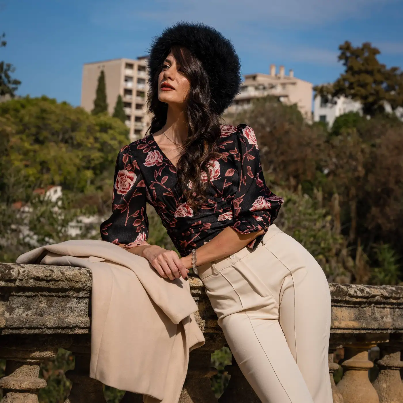 Colbacco in Piumaggio Naturale di Gallopavo Meleagris