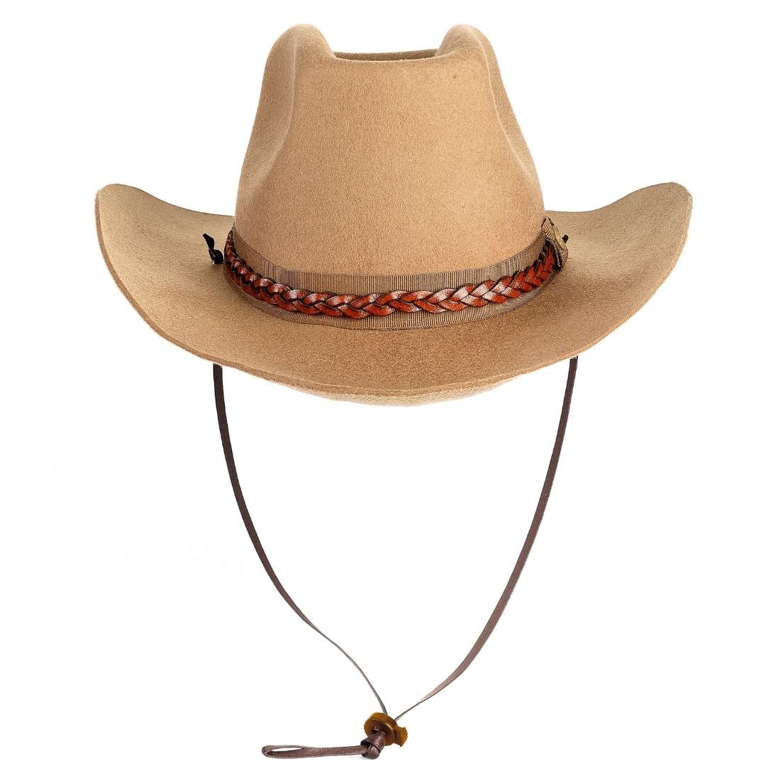 Cappello da Cowboy in Feltro di Lana Merinos Antipioggia